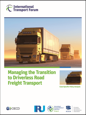 Driverless trucks cover